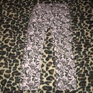 H&M animal print jeans